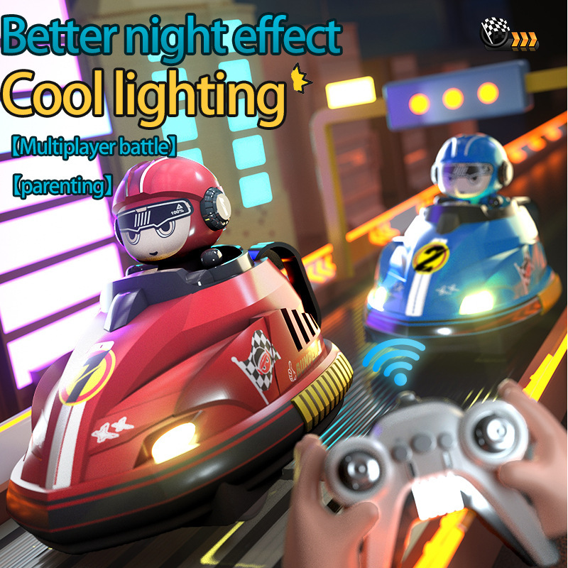 Remote Control Toys - Ferngesteuertes Stoßauto für Zwei Spieler, Rennkart,