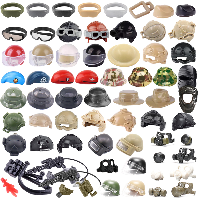 Lego Compatible Military Tank - Militärsoldaten Figur Waffen Baustein Deutscher US-Helm