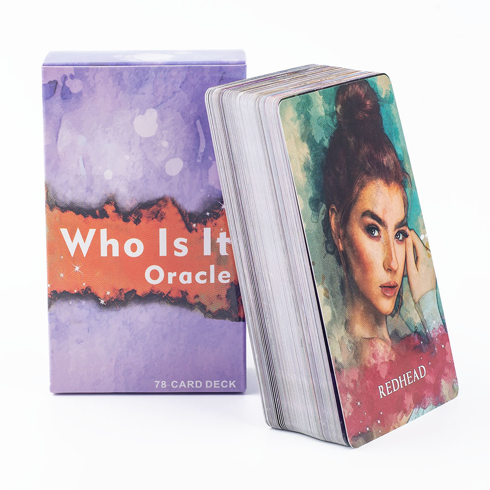 Tarot Cards Deck With Guidebook - Who Is It Oracle-Karten, 78 Karten,