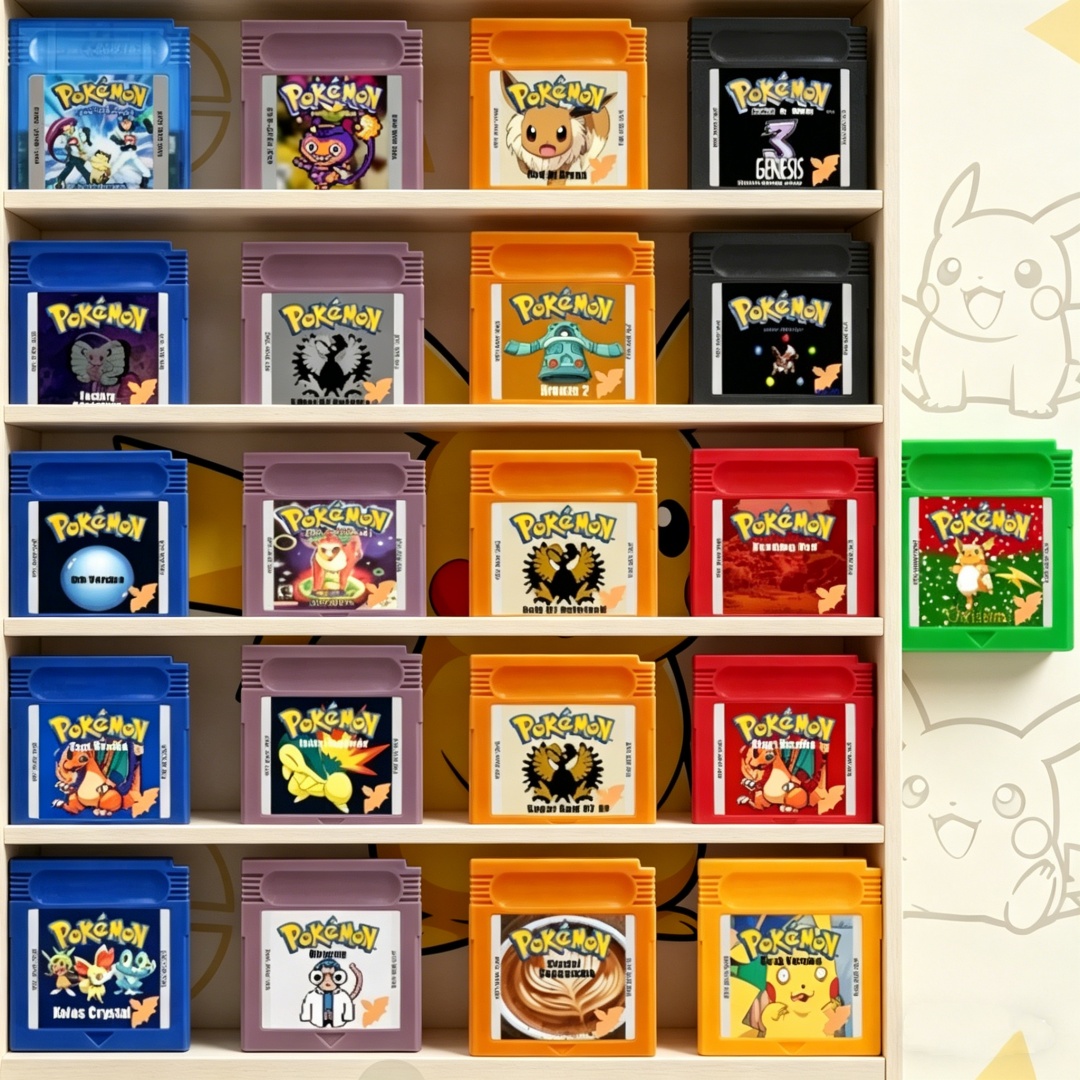 Board Games - GBC Pokemon-Serie Spielmodul Schwarz Weiß Genesis