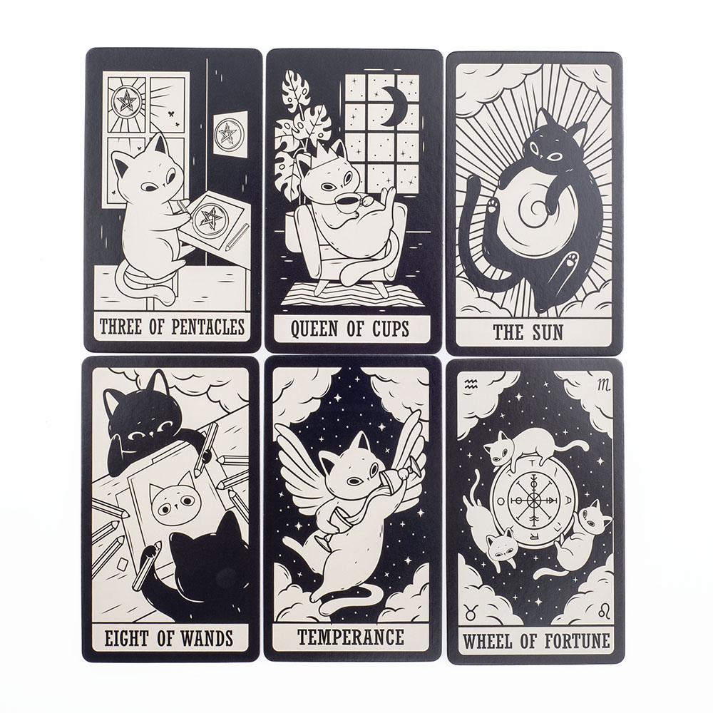 Kätzchen-Tarot-Deck, 78-teilig – Tarot Cards Deck With Guidebook Bewertung und Preis