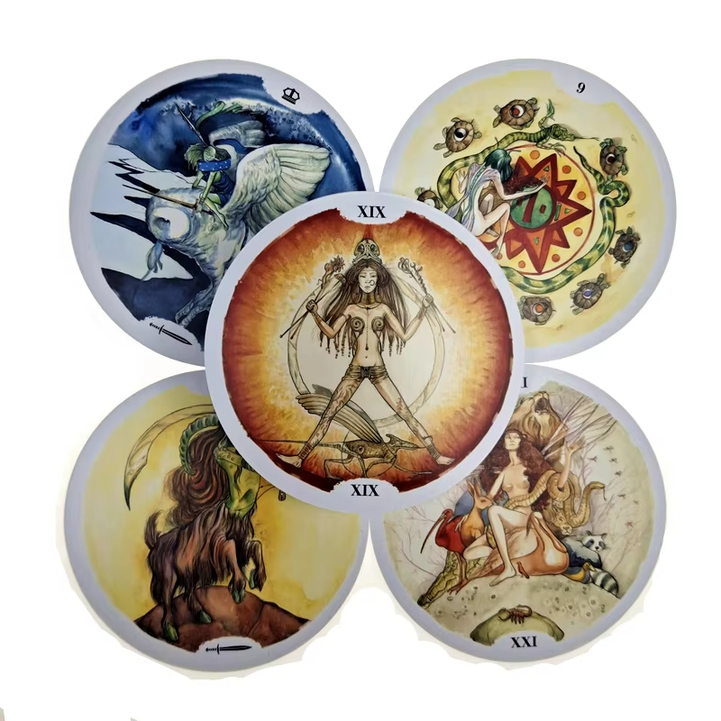 Neue Stil Kreis Des Lebens Tar – Tarot Cards Deck With Guidebook Bewertung und Preis