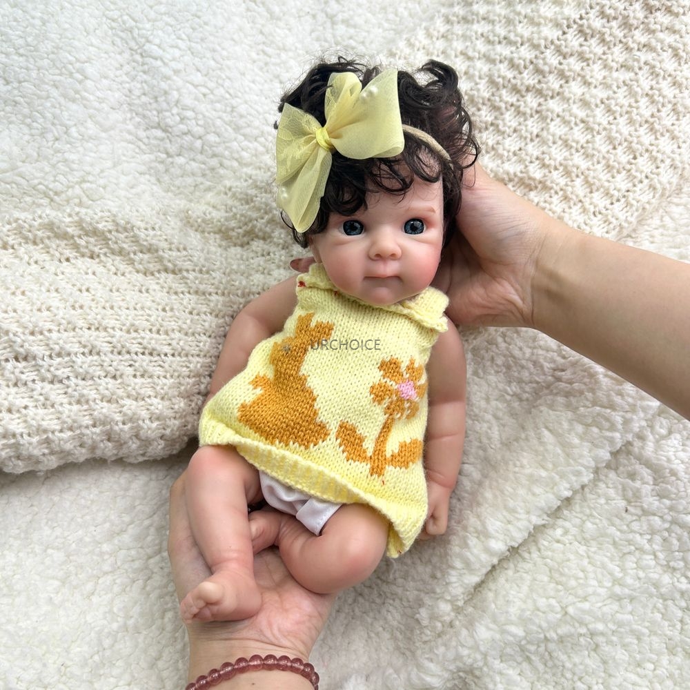 Mini 12-Zoll-Puppe mit offenen – Reborn Baby Doll Silicone Realistic Bewertung und Preis