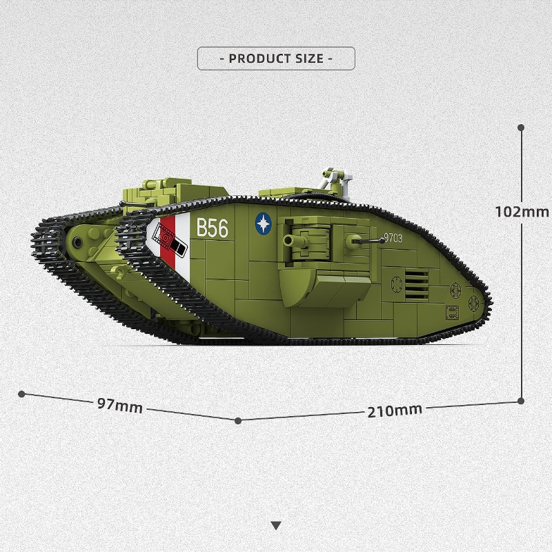 900-teiliger Bausatz Erster We – Lego Compatible Military Tank Bewertung und Preis