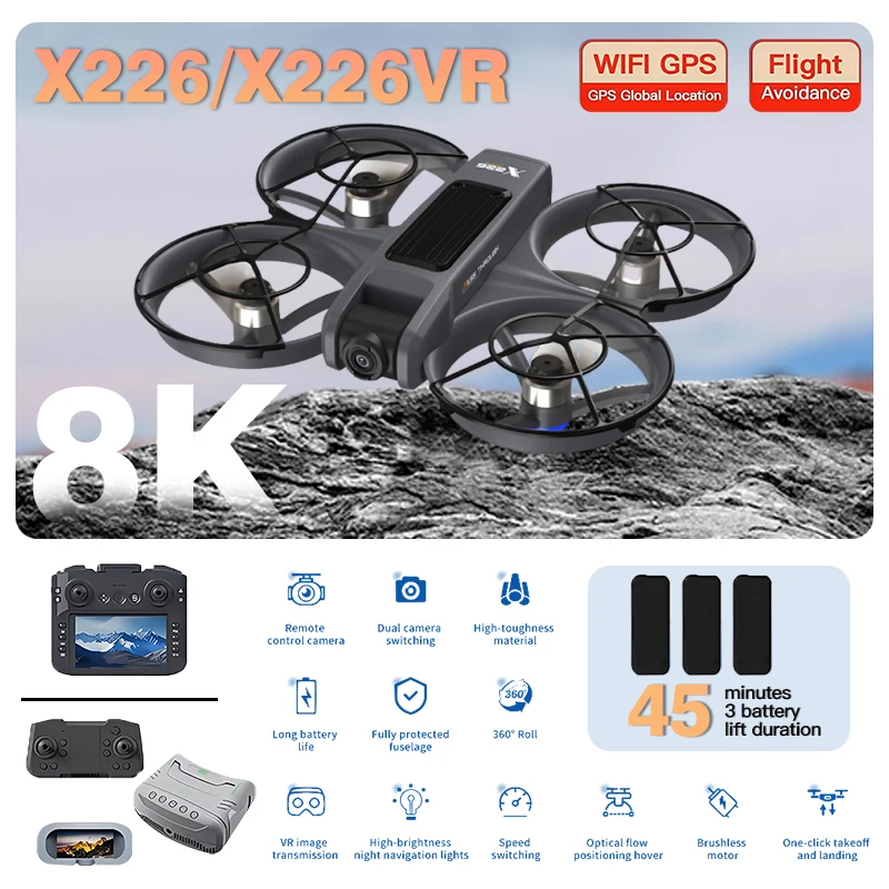Original X226 X226VR FPV RC Dr – Fpv Brushless Rc Drone 4K Bewertung und Preis