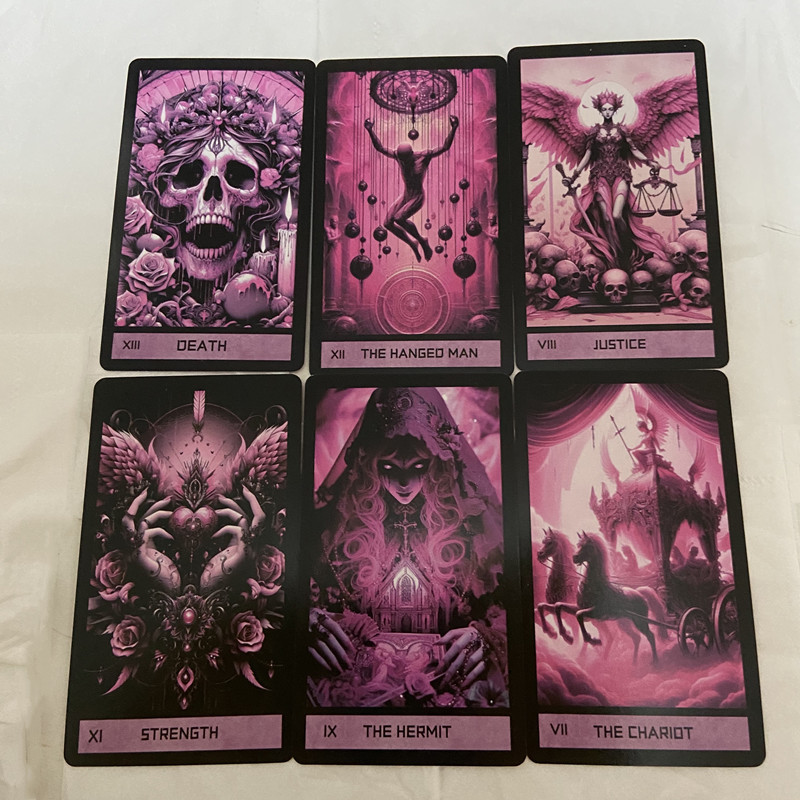 Rosa Gothic Tarot-Deck 78 Kart – Tarot Cards Deck With Guidebook Bewertung und Preis