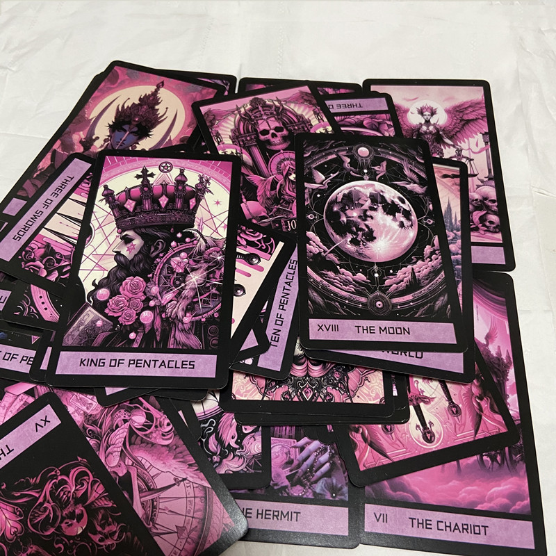 Rosa Gothic Tarot-Deck 78 Kart – Tarot Cards Deck With Guidebook Bewertung und Preis