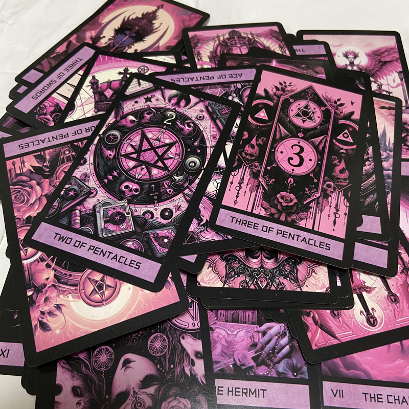 Rosa Gothic Tarot-Deck 78 Kart – Tarot Cards Deck With Guidebook Bewertung und Preis