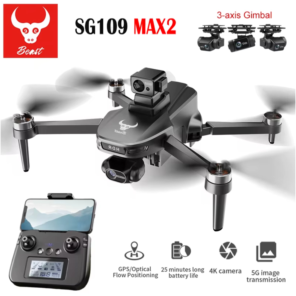 SG109 MAX2 Professionelle FPV  – Fpv Brushless Rc Drone 4K Bewertung und Preis